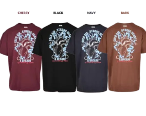T-shirt Oversize Collection "COLD AIR, STRONG HEARTS"